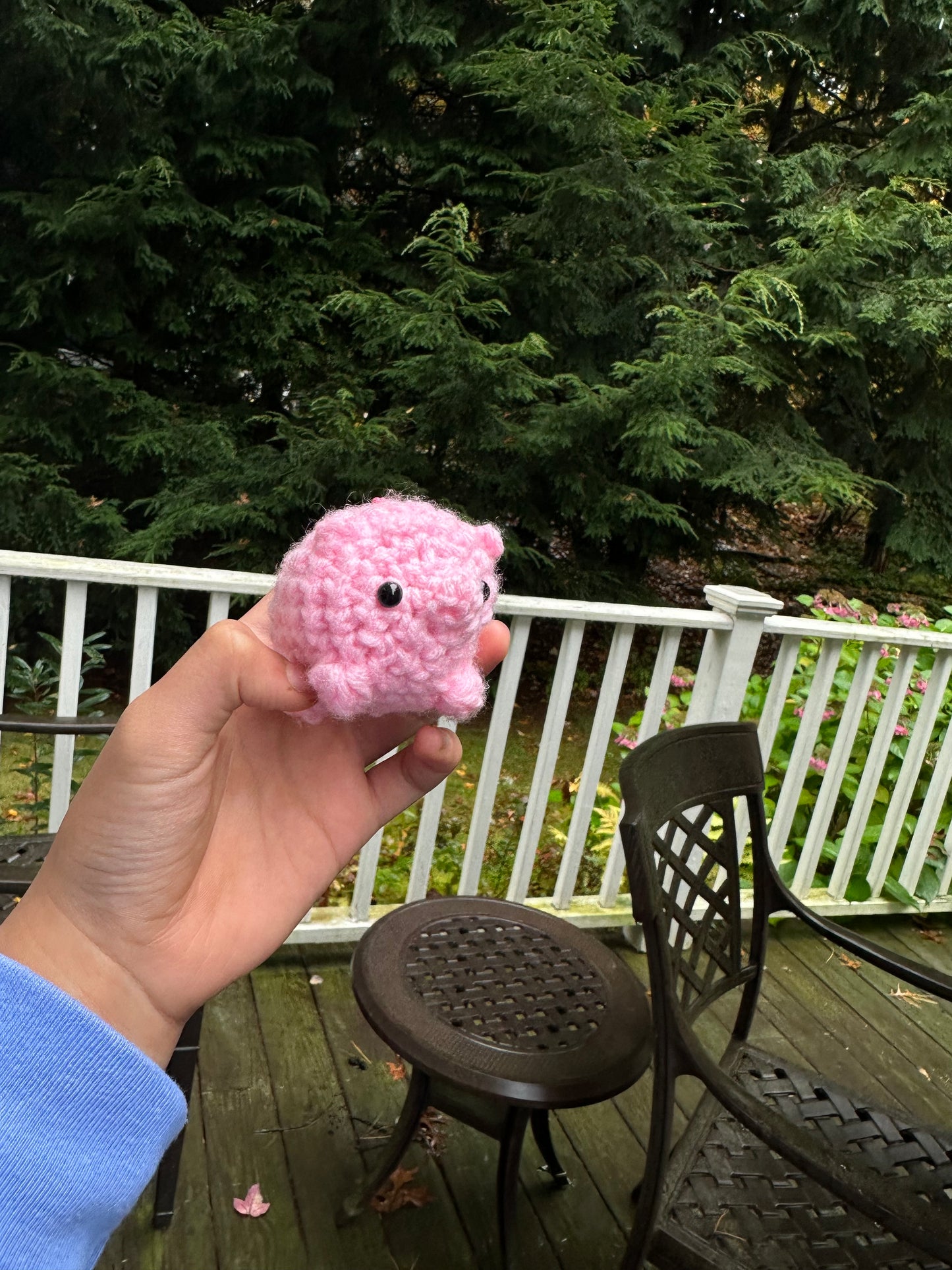 Amigurumi pig/ pig keychain