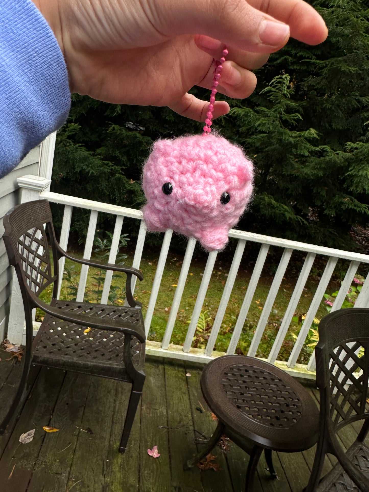 Amigurumi pig/ pig keychain