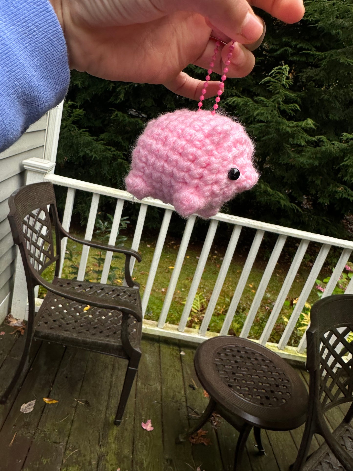Amigurumi pig/ pig keychain