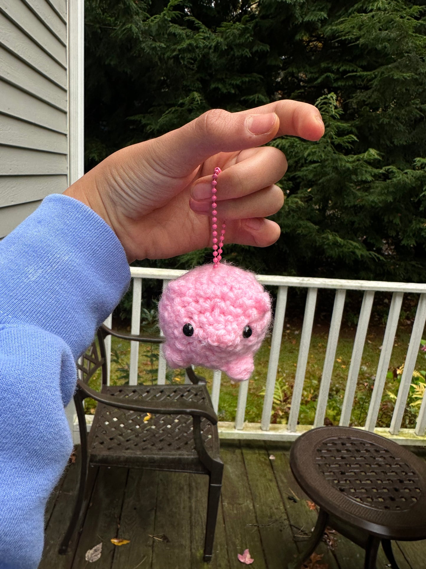 Amigurumi pig/ pig keychain